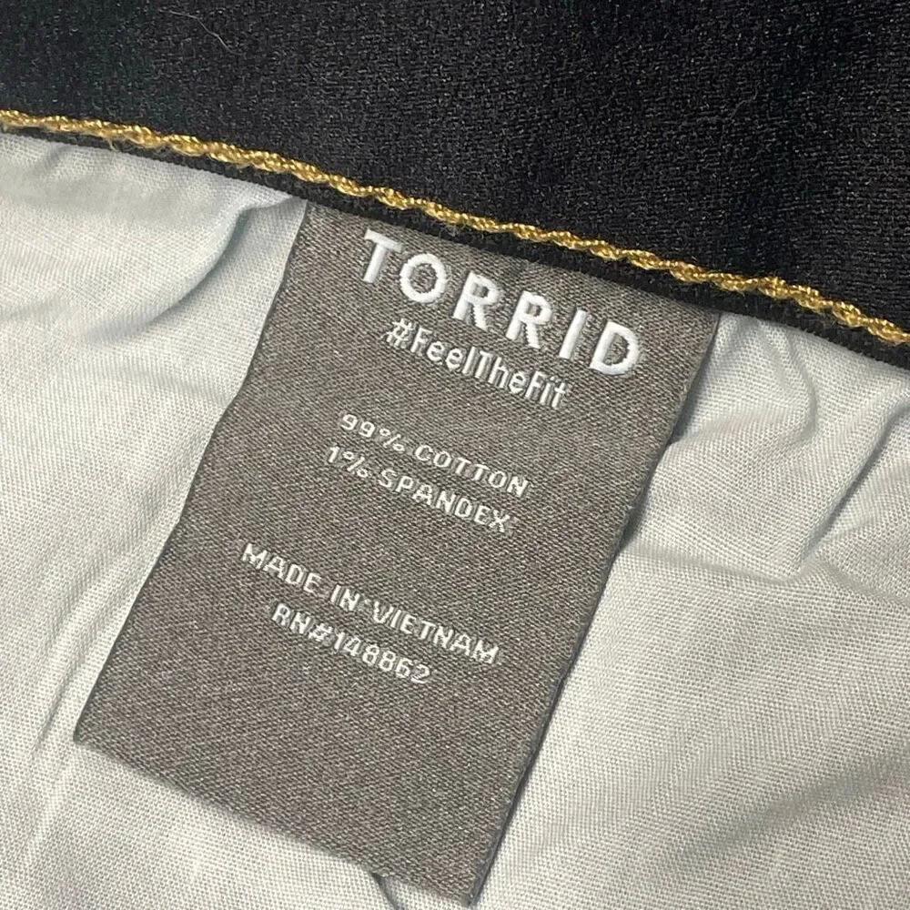 Torrid Medium Wash High-Rise Straight Classic Denim Jeans